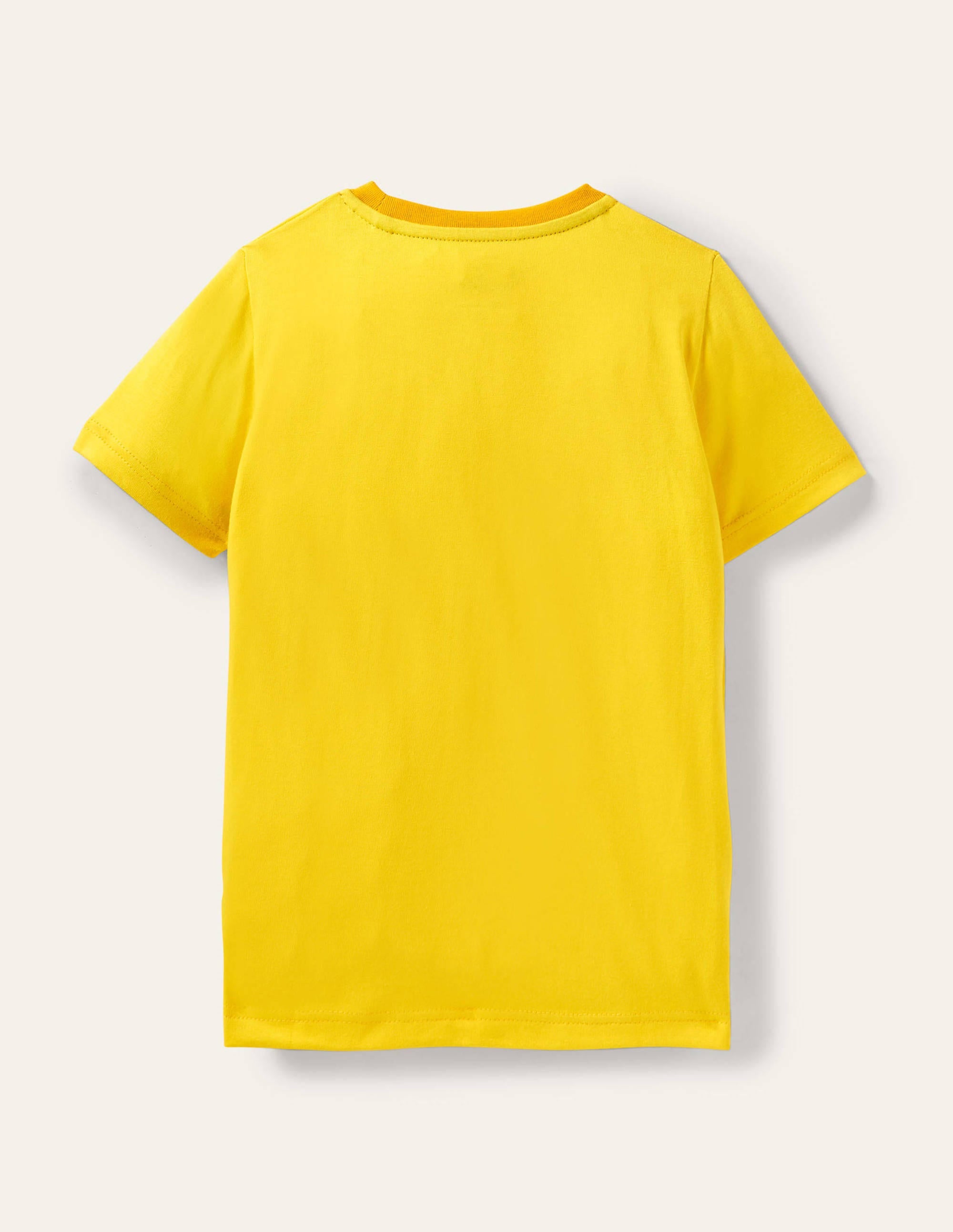 Strand-T-Shirt mit Applikation-Narzissengelb, Hai - Image 2