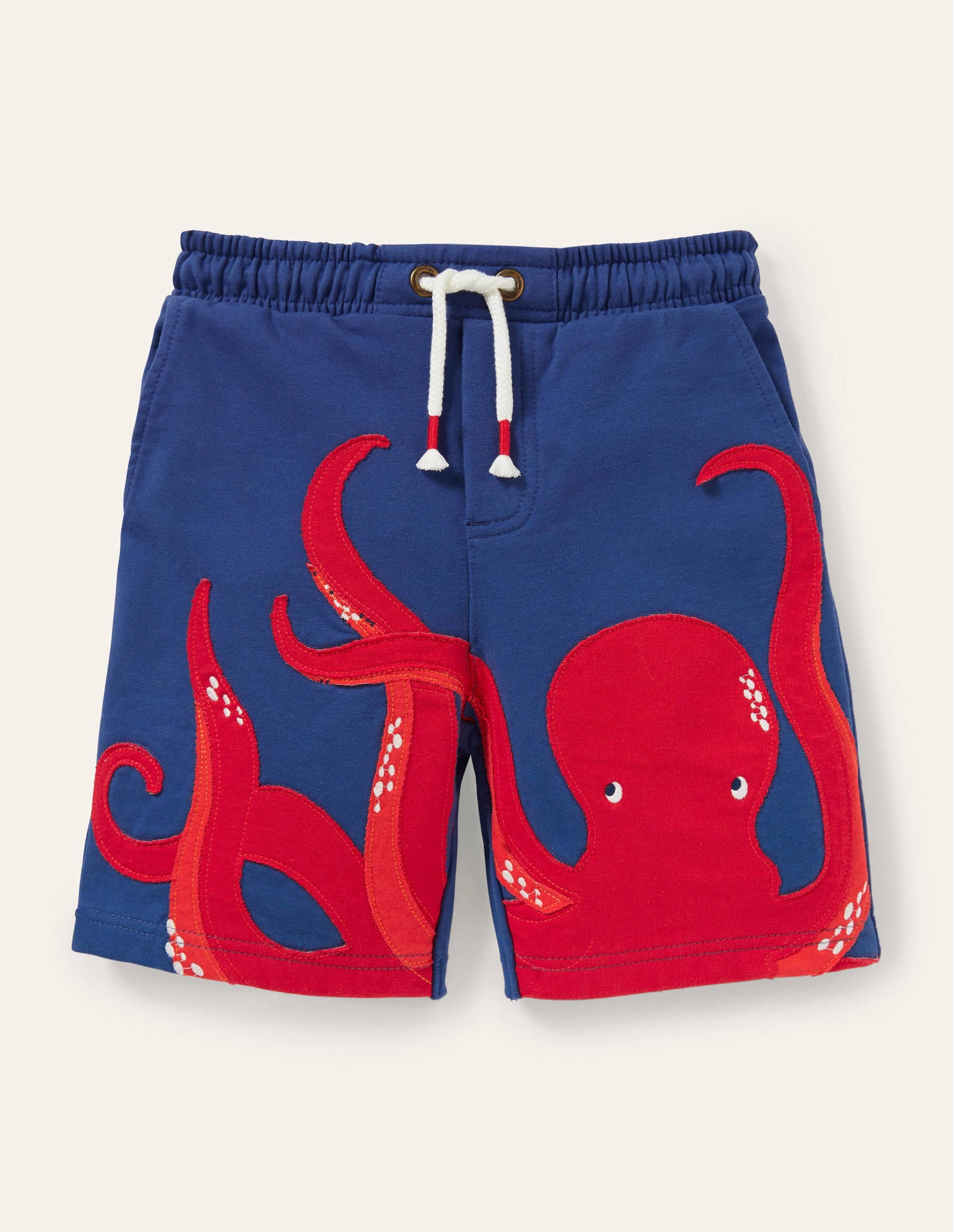 Sweatshorts mit Applikation-Segelblau, Oktopus - Image 1