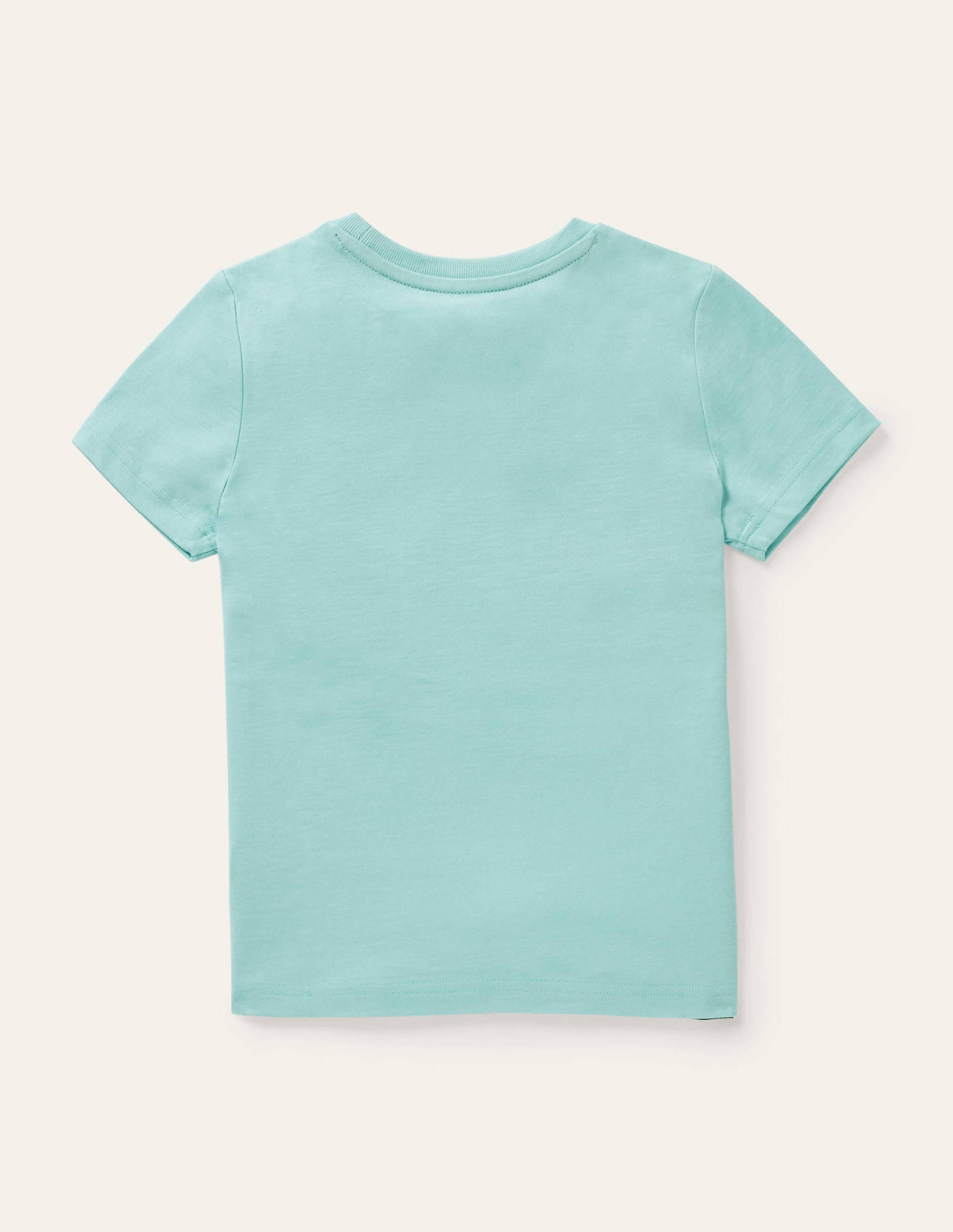 T-Shirt mit Schichtgrafik-Türkisblau, Regenwald-2
