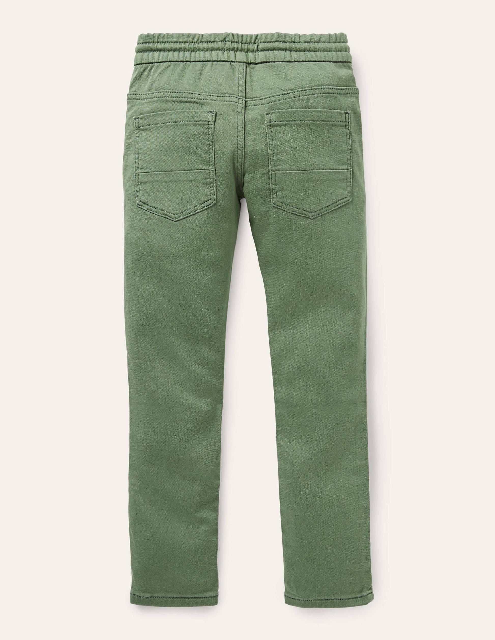 Schmal geschnittene Jersey-Jeans-Rosmaringrün-2