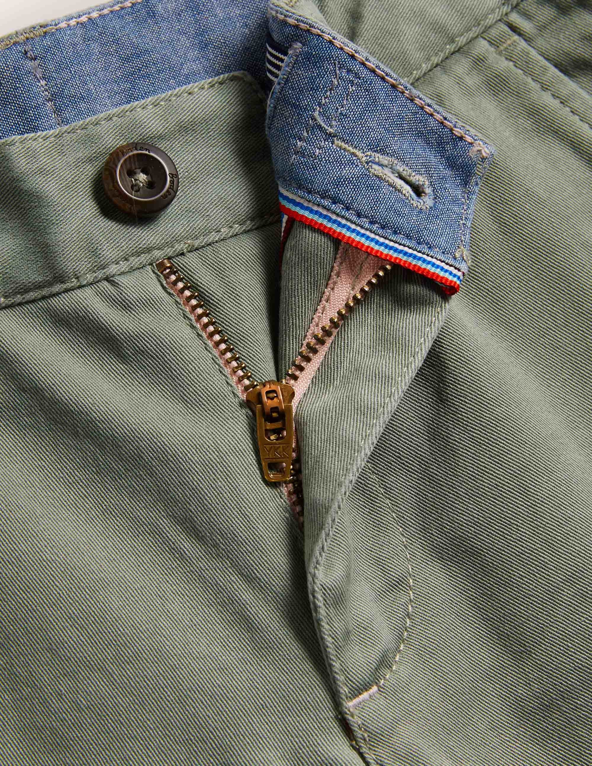 Pantalon chino stretch-Vert céramique - Image 3
