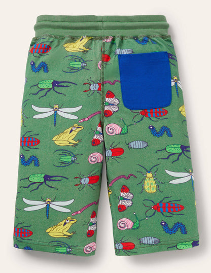 Jersey-Baggyhose-Rosmaringrün, Käfer