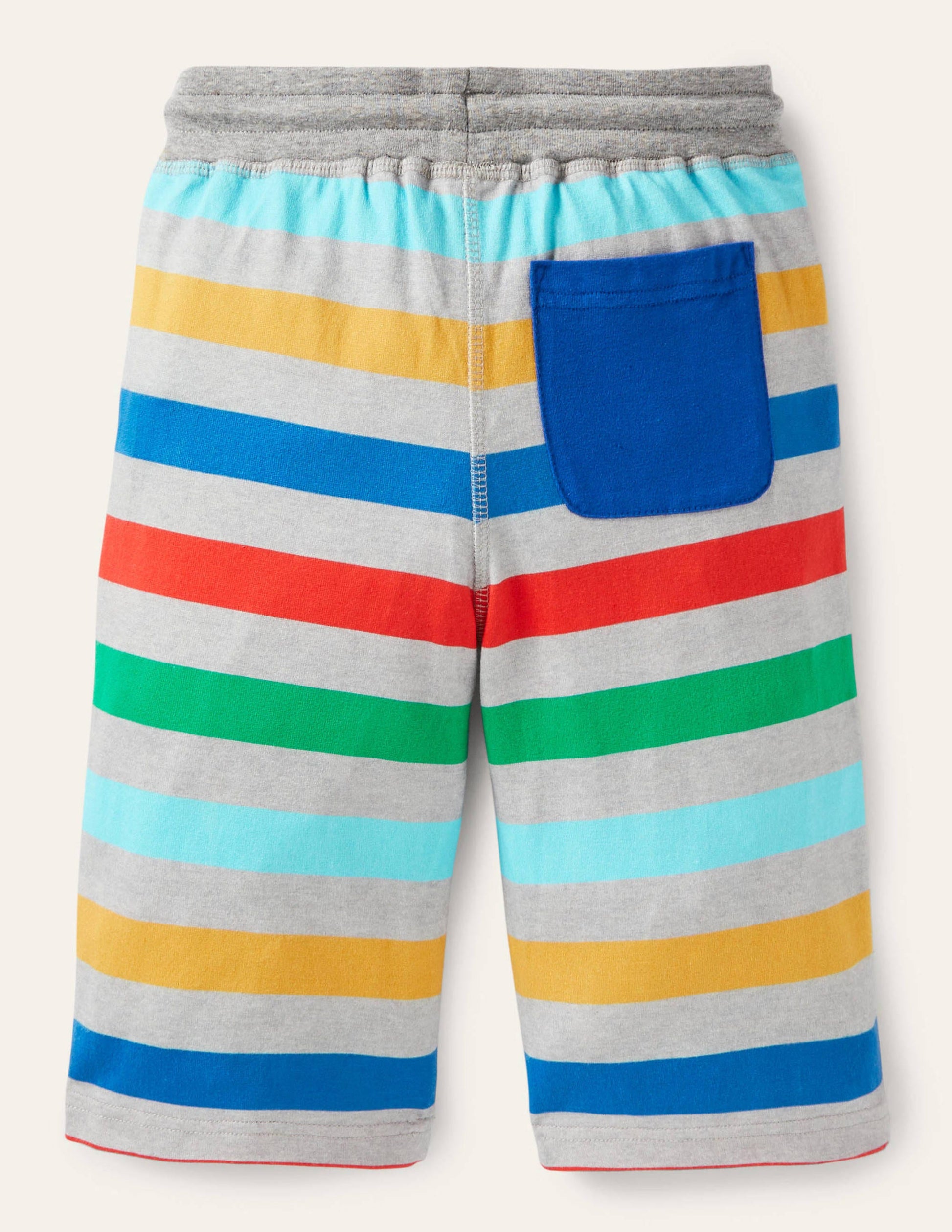 Jersey Baggies-Grey Rainbow Multi-2