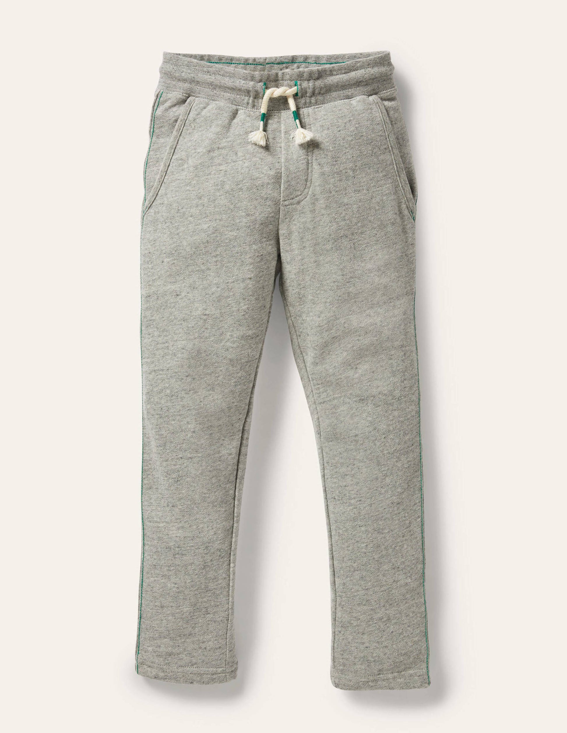 Basic-Jogginghose-Grau Meliert-1