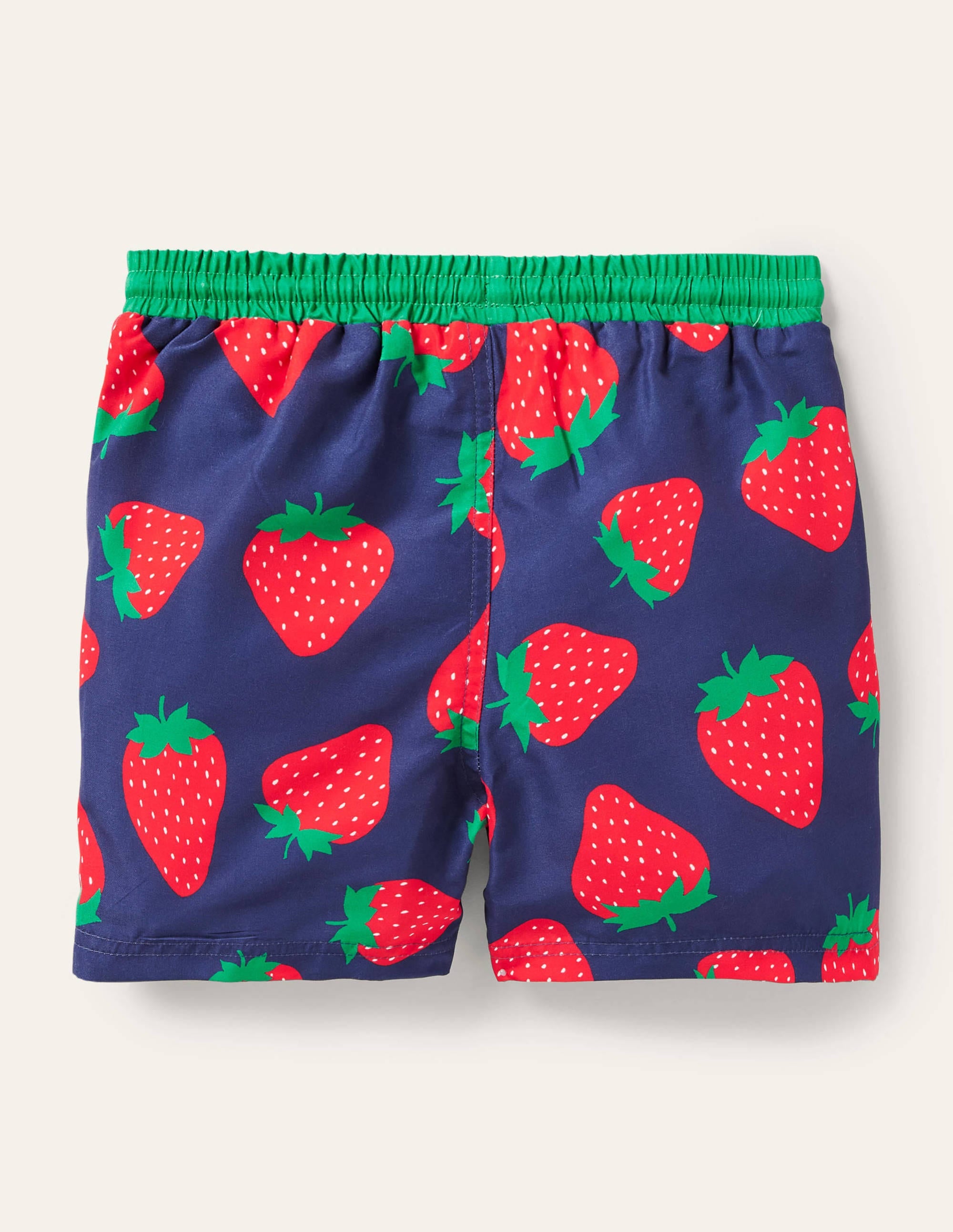 Short de bain imprimé-Fraise bleu marine universitaire - Image 2