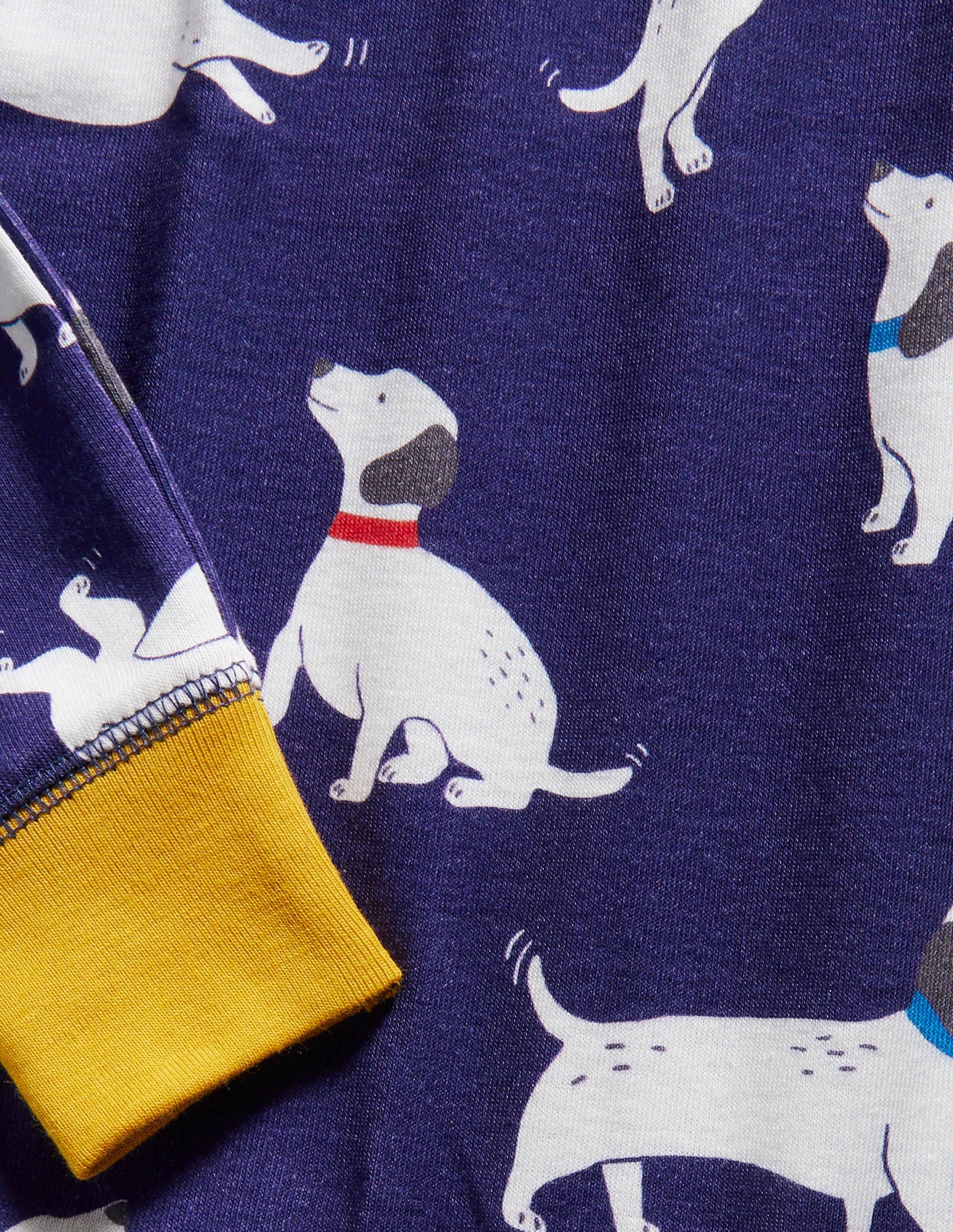 Snug Glow-in-the-dark Pyjamas-Starboard Blue Sausage Dogs-3