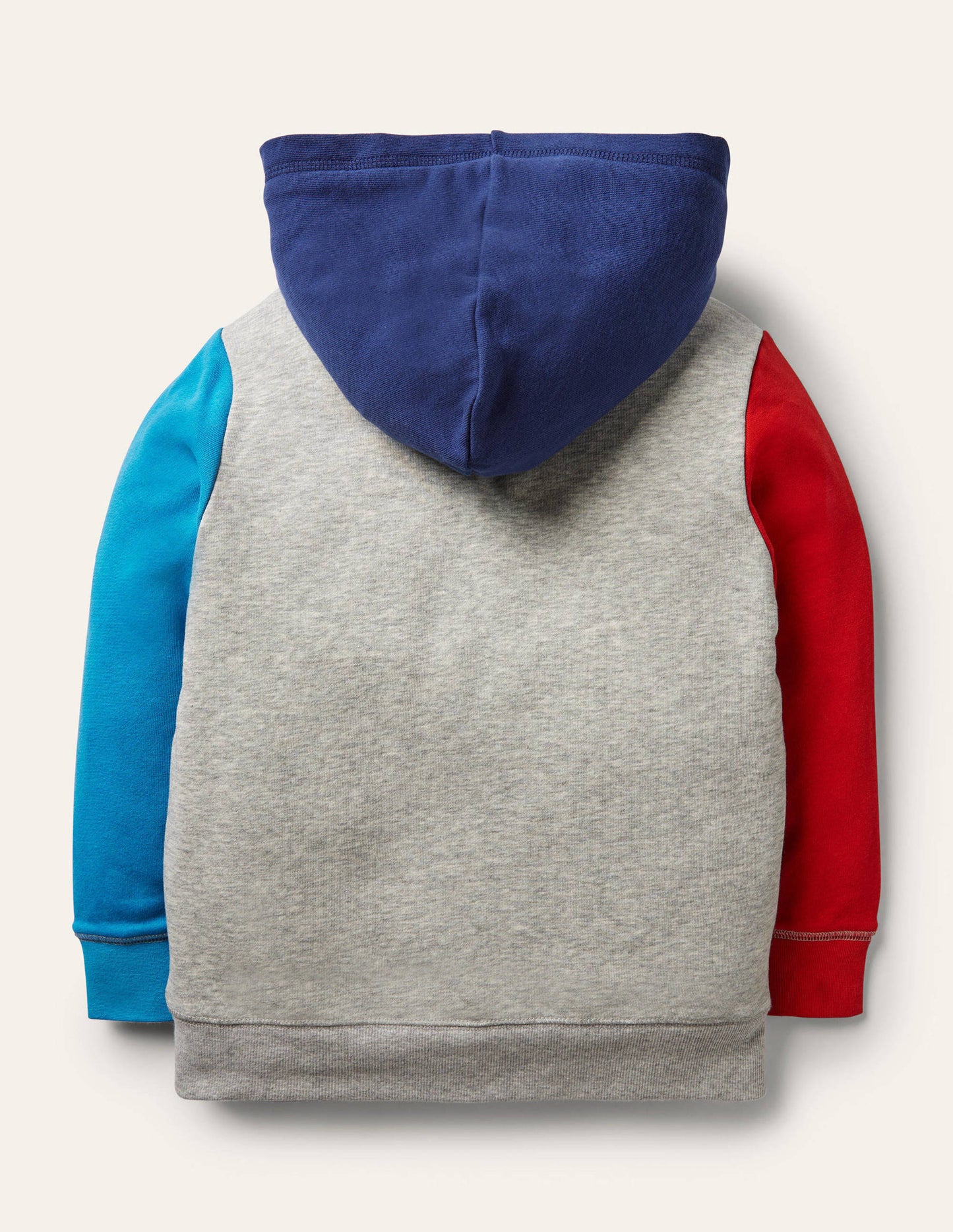 Ausgefallener Hoodie mit kuscheligem Futter-Grau Meliert, Traktoren