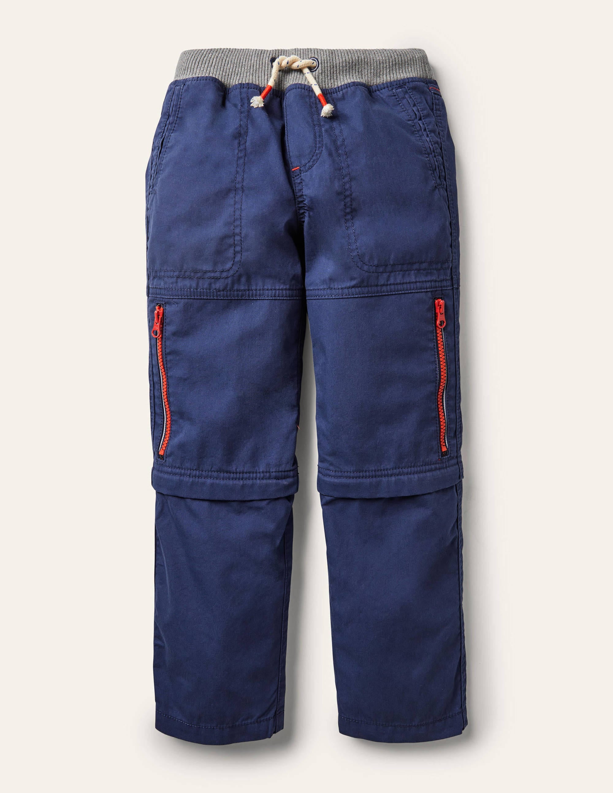 Zip-off Techno-Hose-Schuluniform-Navy - Image 1