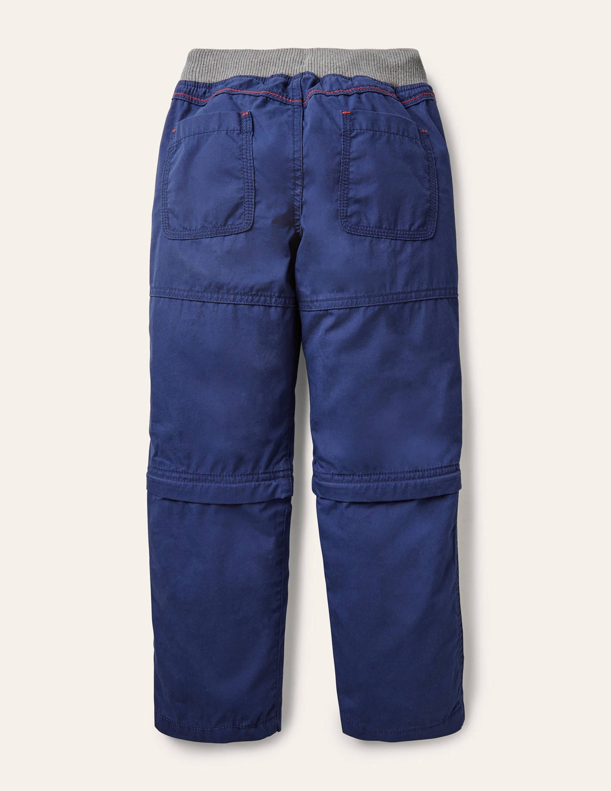 Zip-off Techno-Hose-Schuluniform-Navy - Image 2