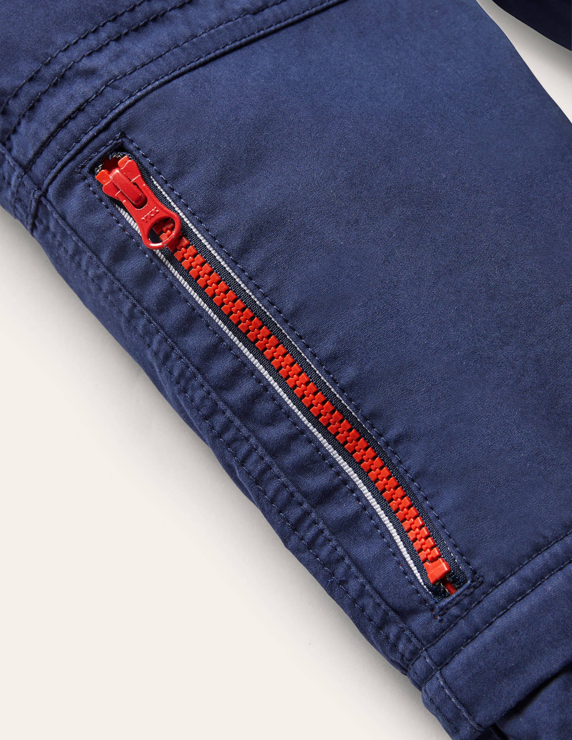 Zip-off Techno-Hose-Schuluniform-Navy - Image 3