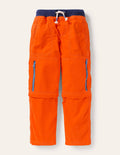 Zip-off Techno-Hose-Mandarinenorange