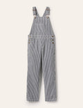 Ticking Stripe Dungarees-Indigo Ticking