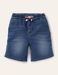Jeansshorts-Mittleres Vintageblau