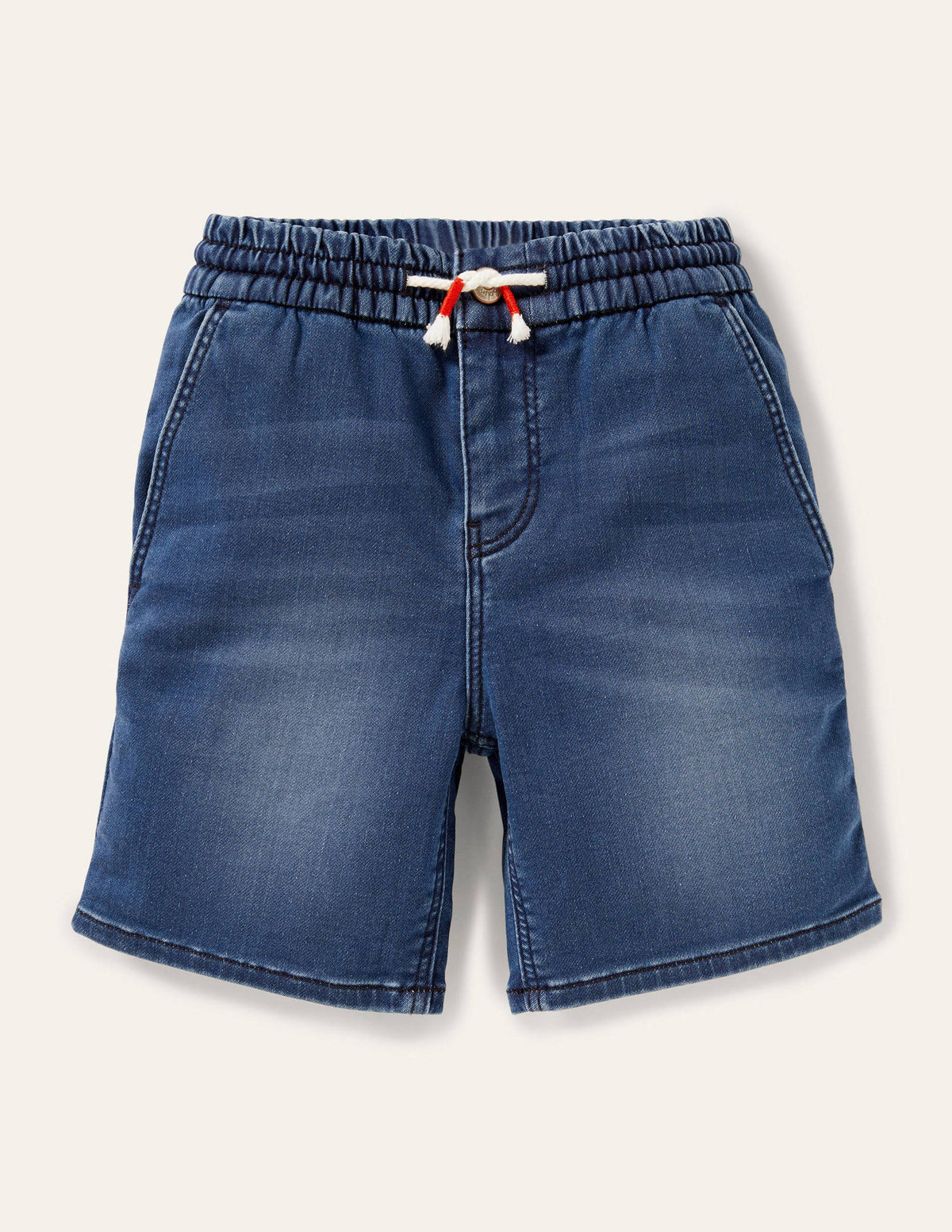 Jeansshorts-Mittleres Vintageblau-1