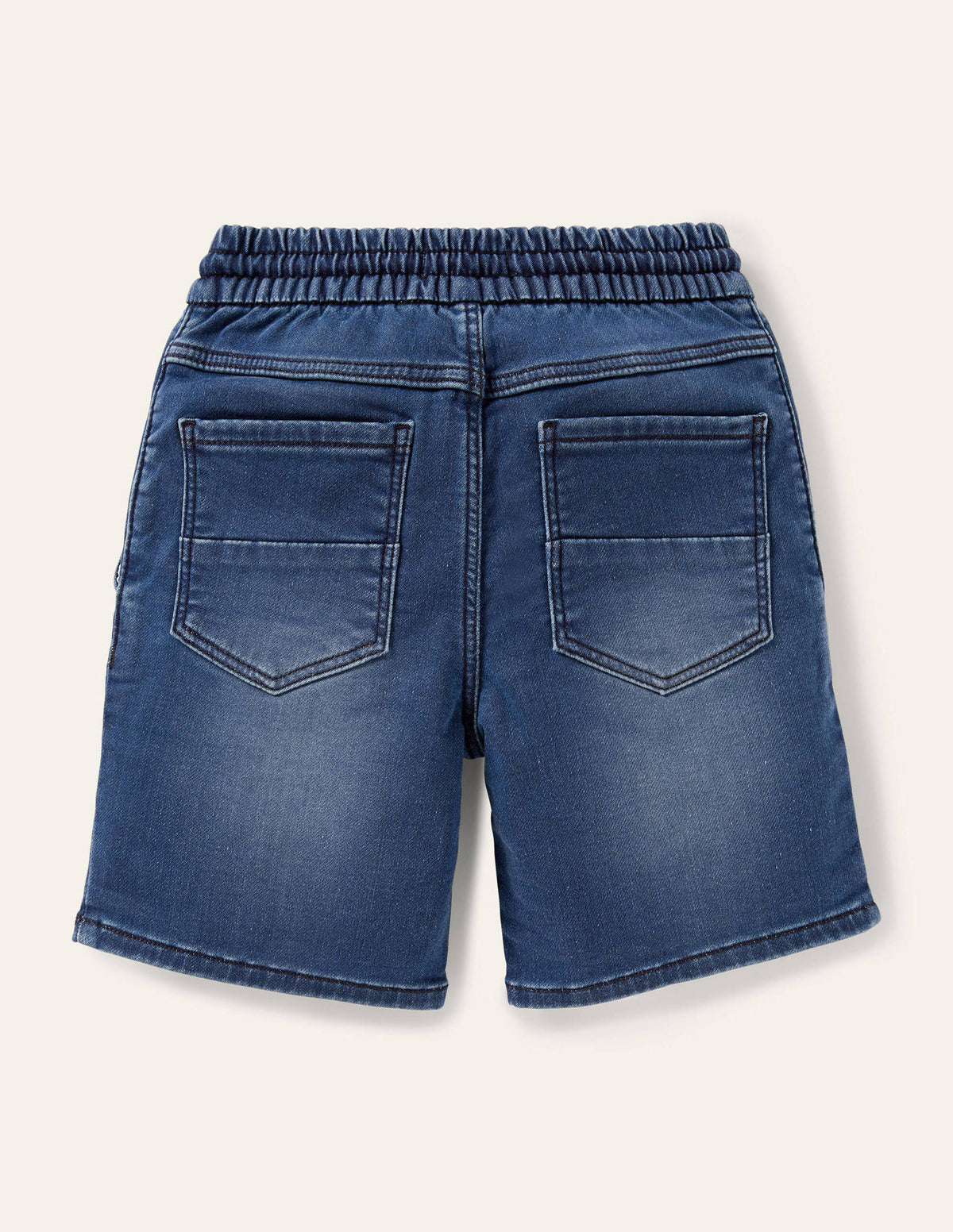 Jeansshorts-Mittleres Vintageblau-2
