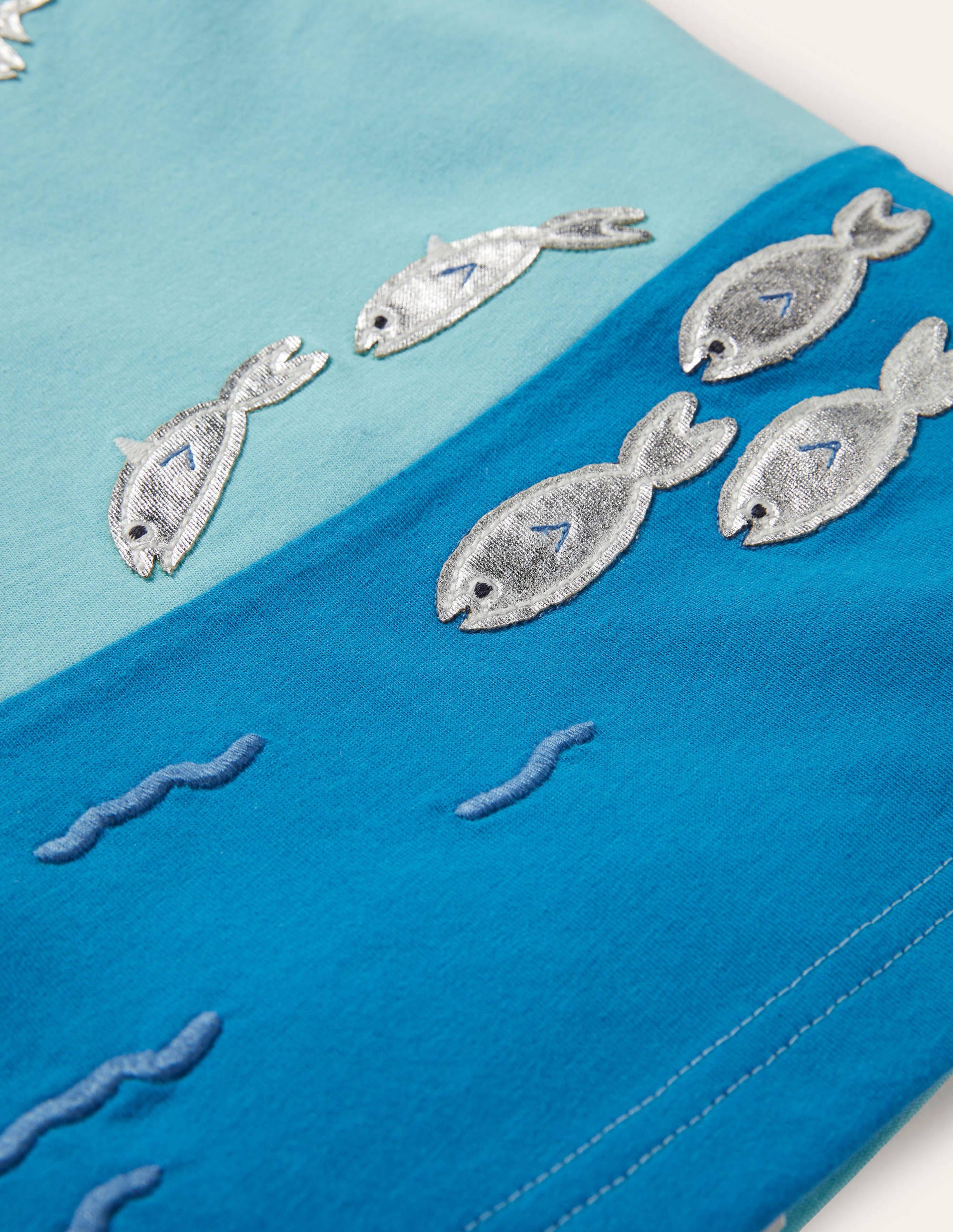 T-shirt à appliqué macareux-Macareux bleu surf - Image 3