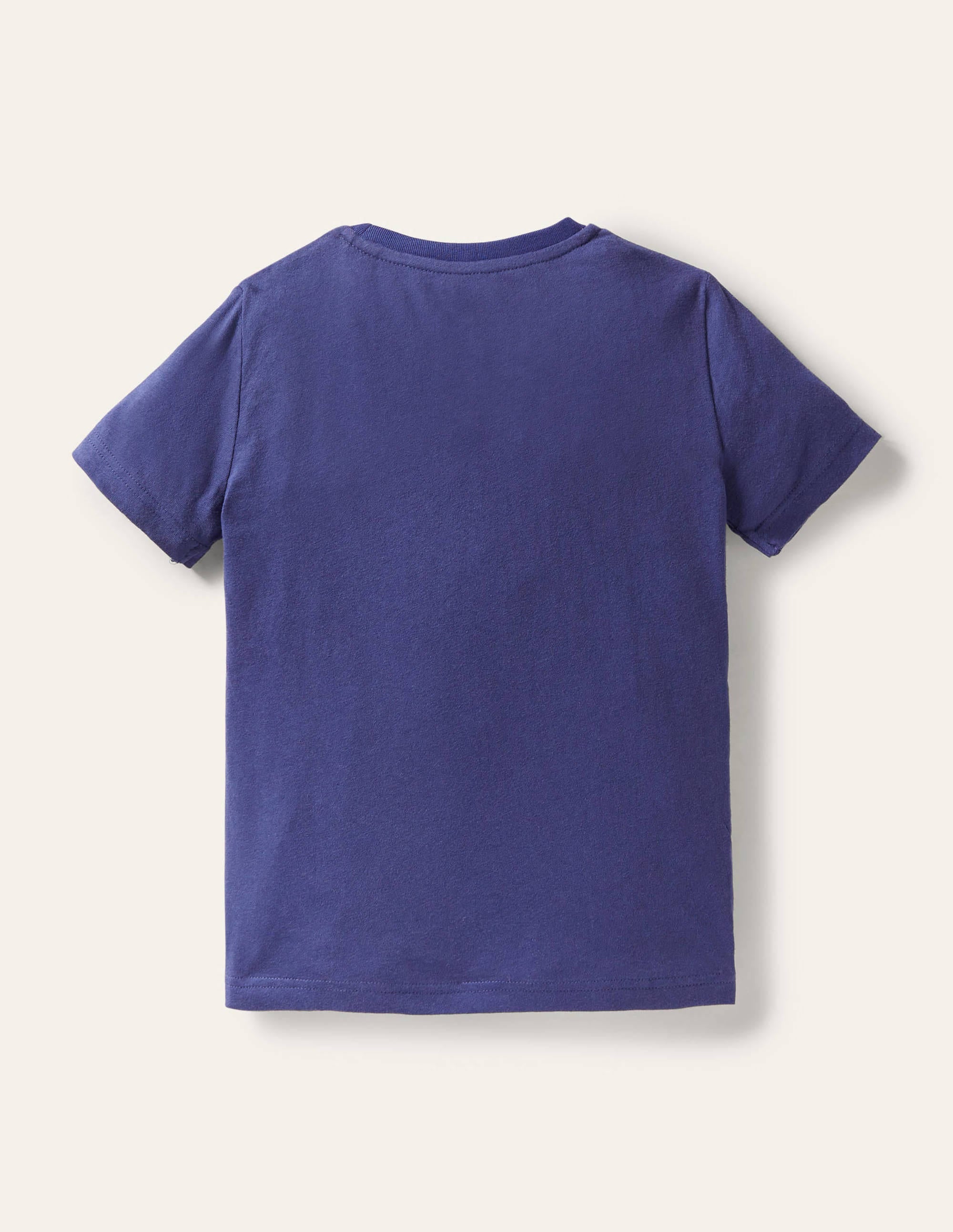 T-Shirt mit Tierapplikation-Marokkoblau, Wale - Image 2