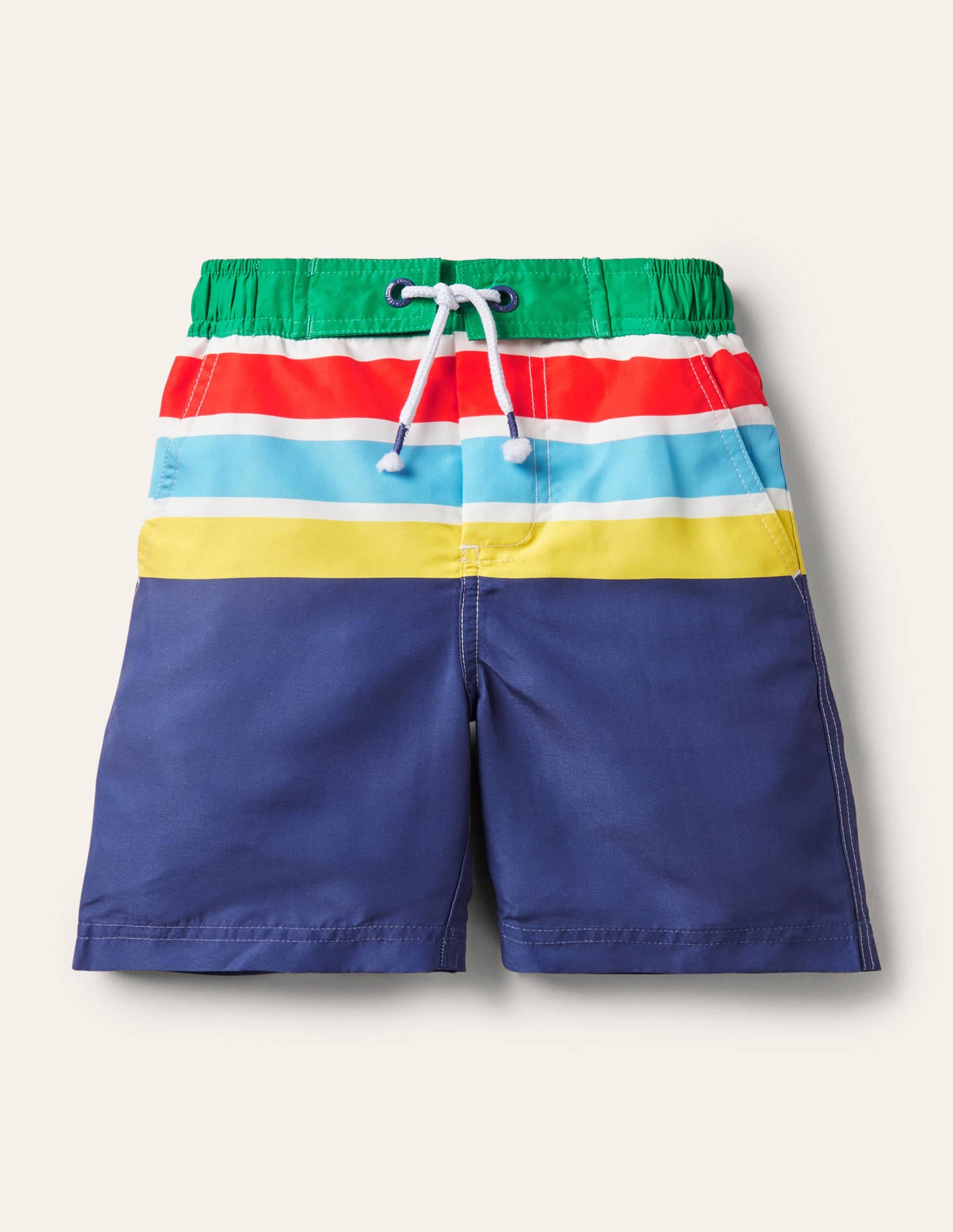Board Shorts-Starboard Blue Rainbow - Image 1