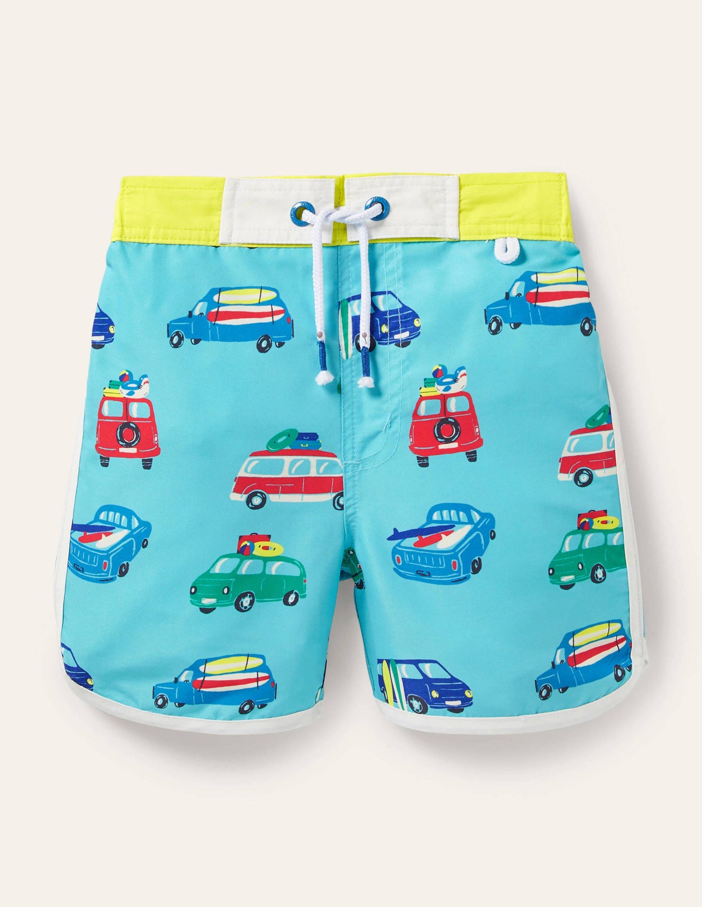 Surfshorts-Wasserblau, Surf-Vans