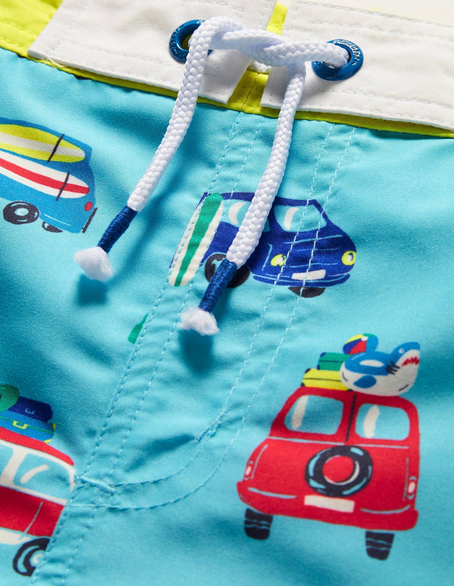 Surfshorts-Wasserblau, Surf-Vans