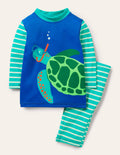 Ensemble de surf avec protection solaire-Tortues vert tropical