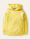Sweat à capuche teint en pièce-Jaune maïs