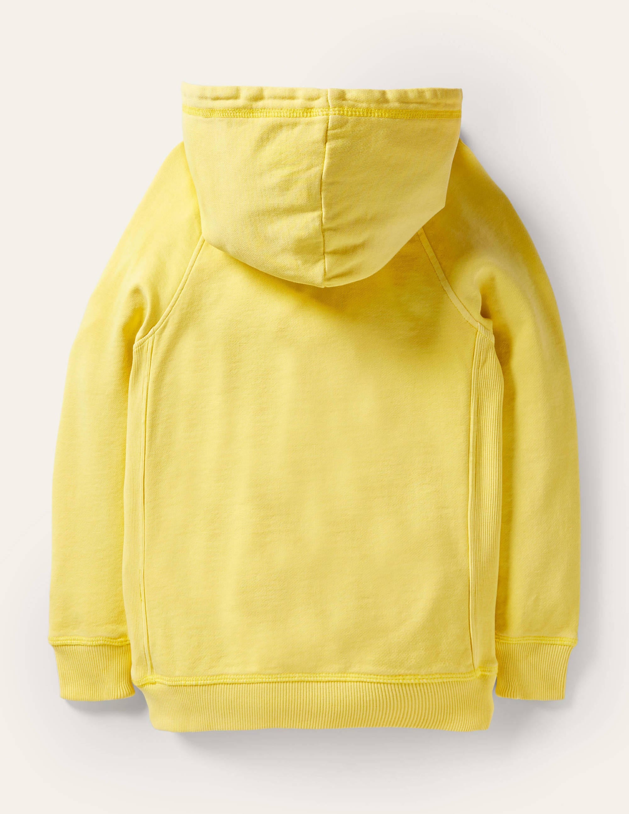 Sweat à capuche teint en pièce-Jaune maïs - Image 2