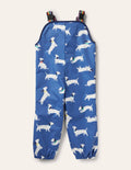 Pantalon de pluie imperméable-Teckels bleu vénitien