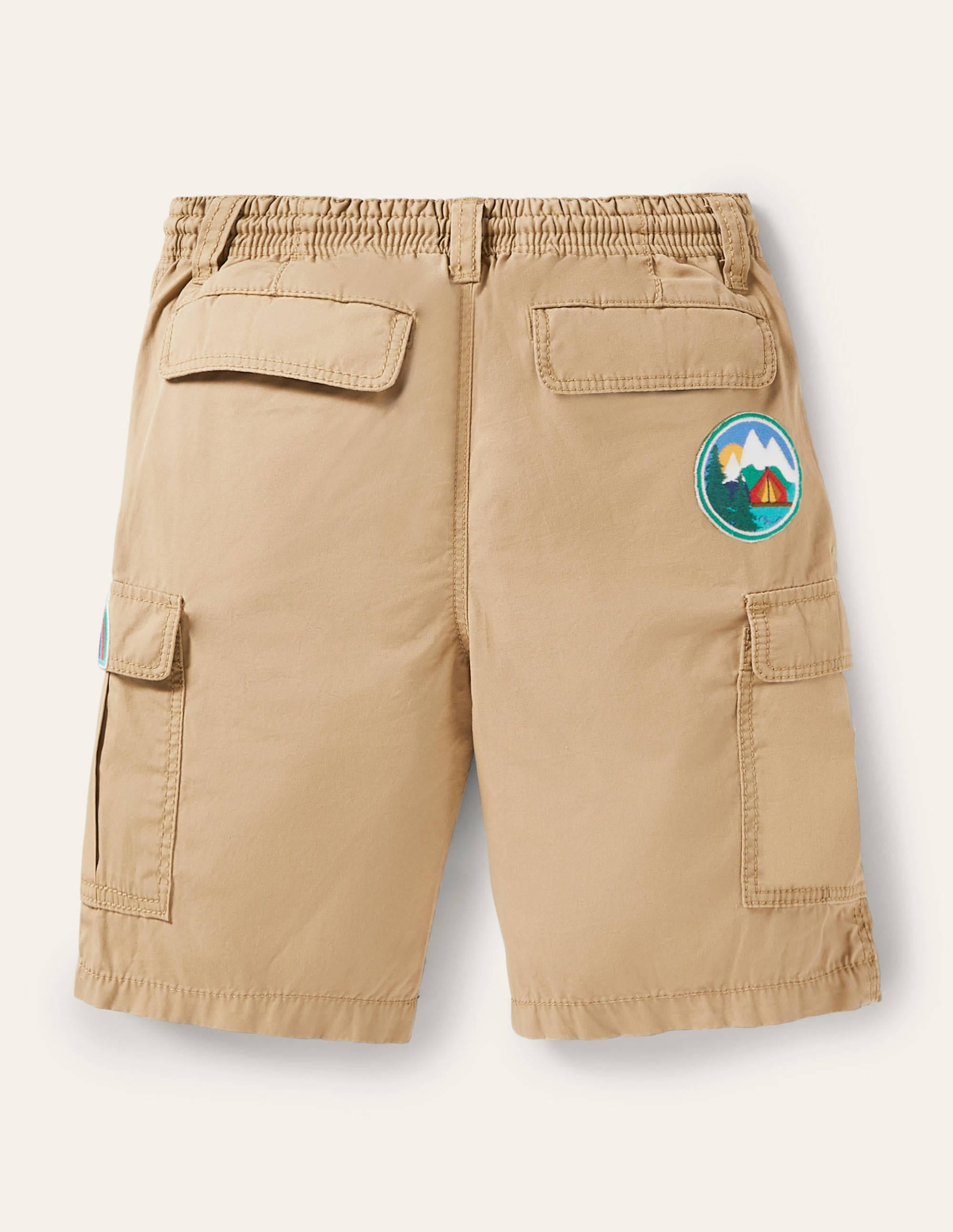 Cargoshorts-Cappuccinobraun, Abzeichen - Image 2