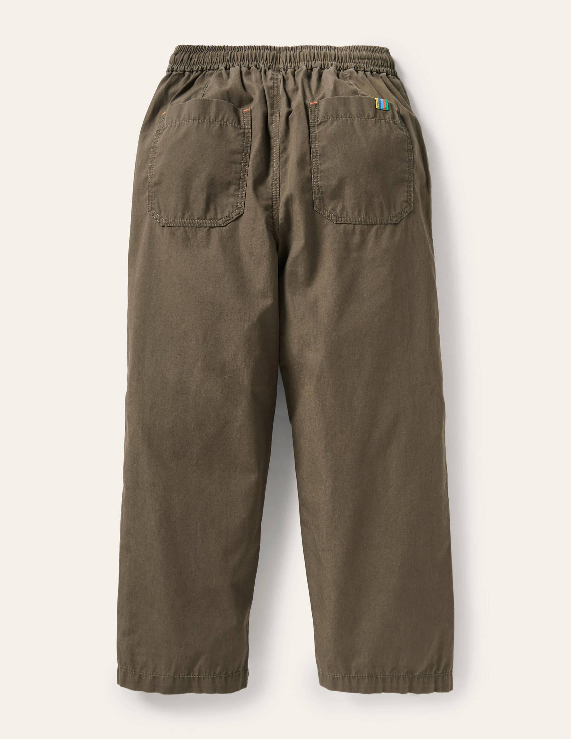 Pantalon en velours côtelé doublé-Vert kaki - Image 2