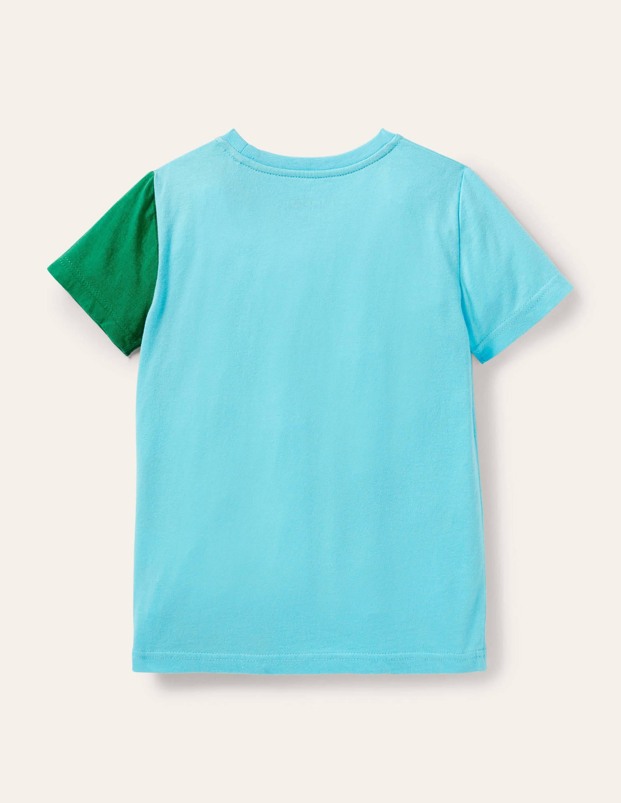 T-Shirt mit Tierabenteuermotiv-Wasserblau, Lemuren - Image 2