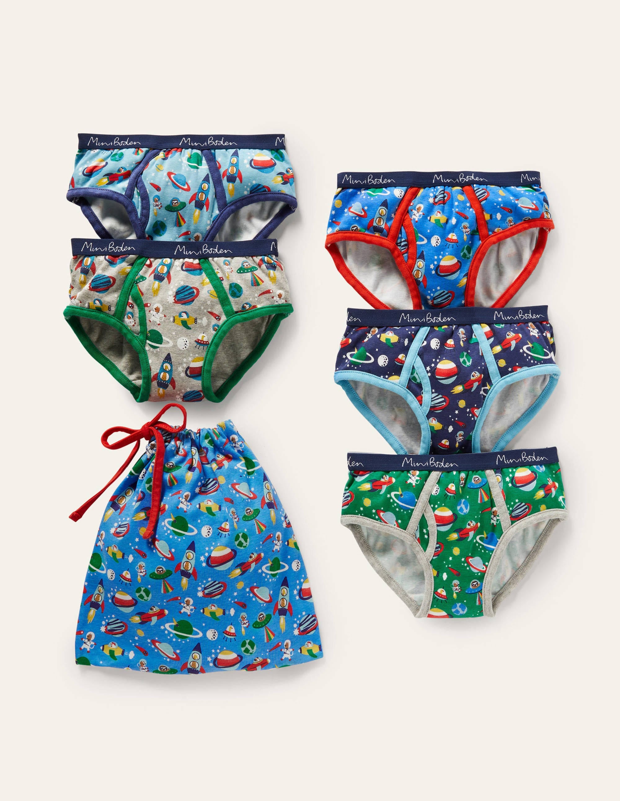 Pants 5 Pack-Multi Space - Image 1