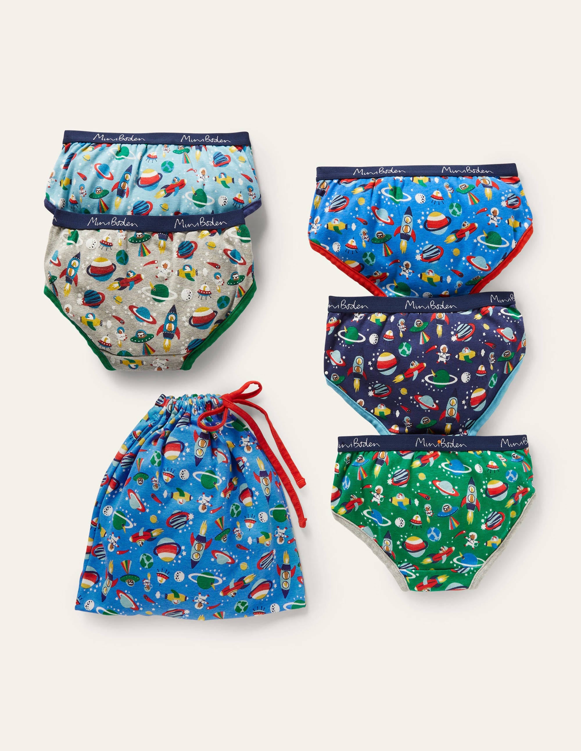 Pants 5 Pack-Multi Space - Image 2