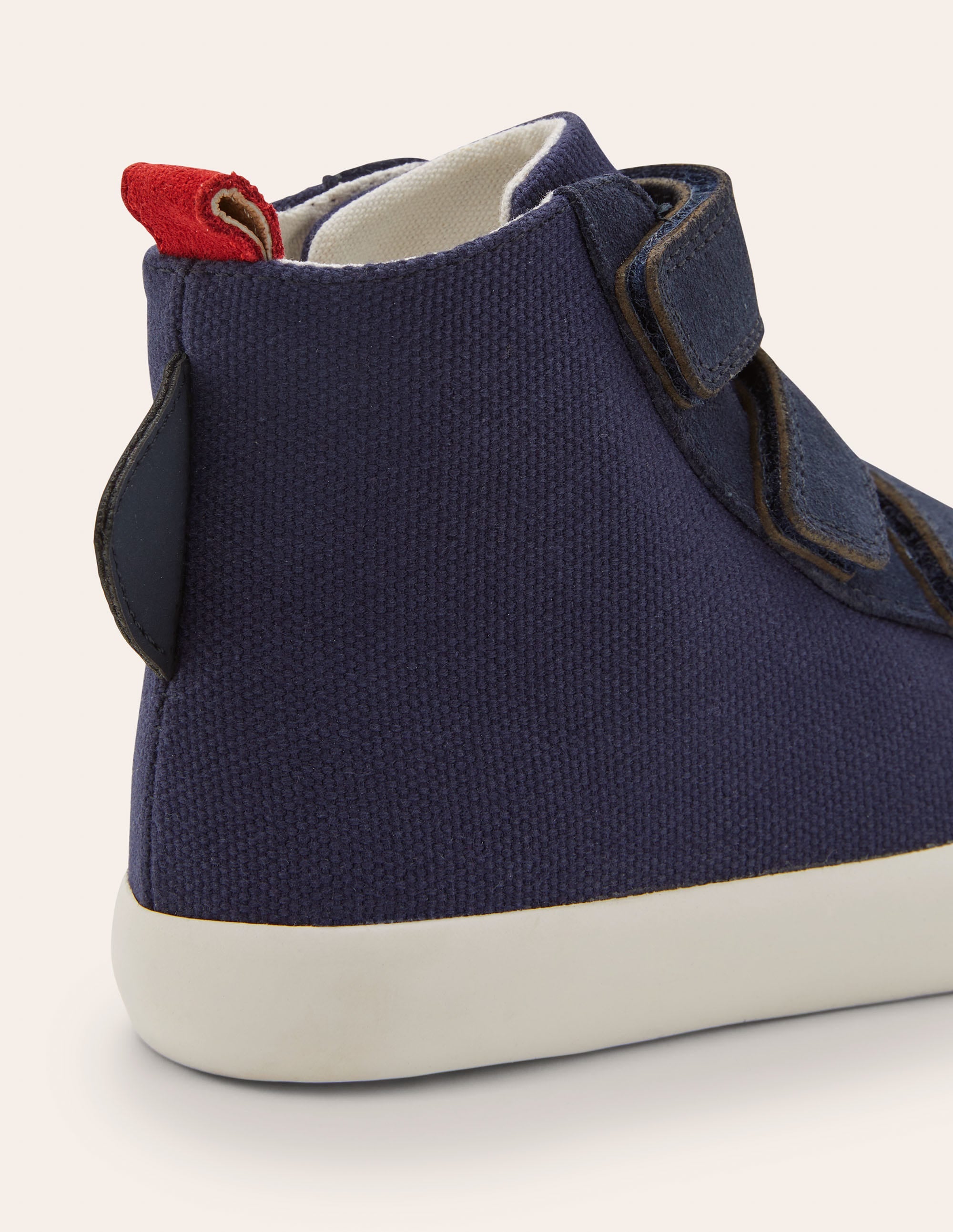 Baskets montantes-Bleu marine universitaire - Image 3