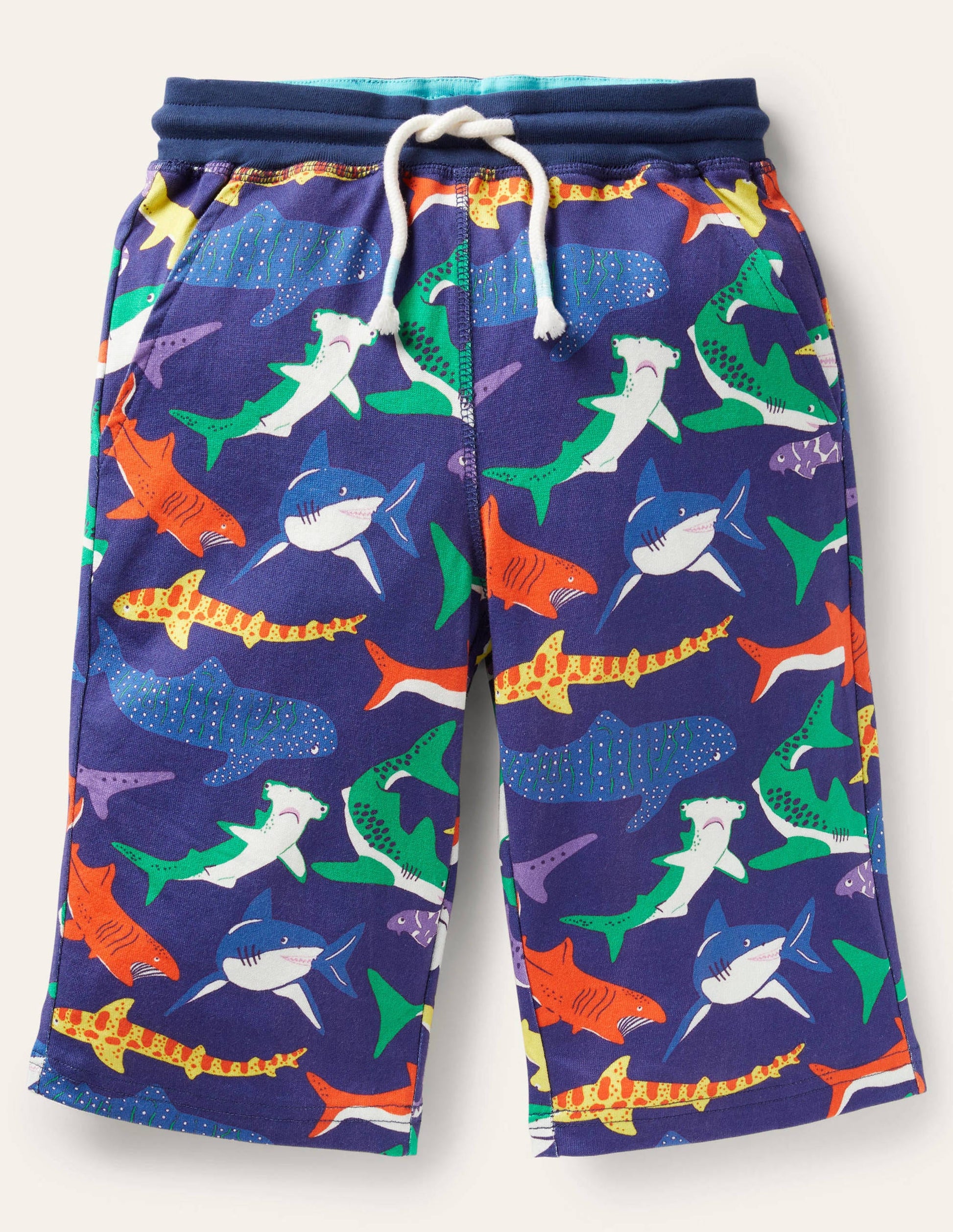 Baggy en jersey-Requins multi bleu tribord-1