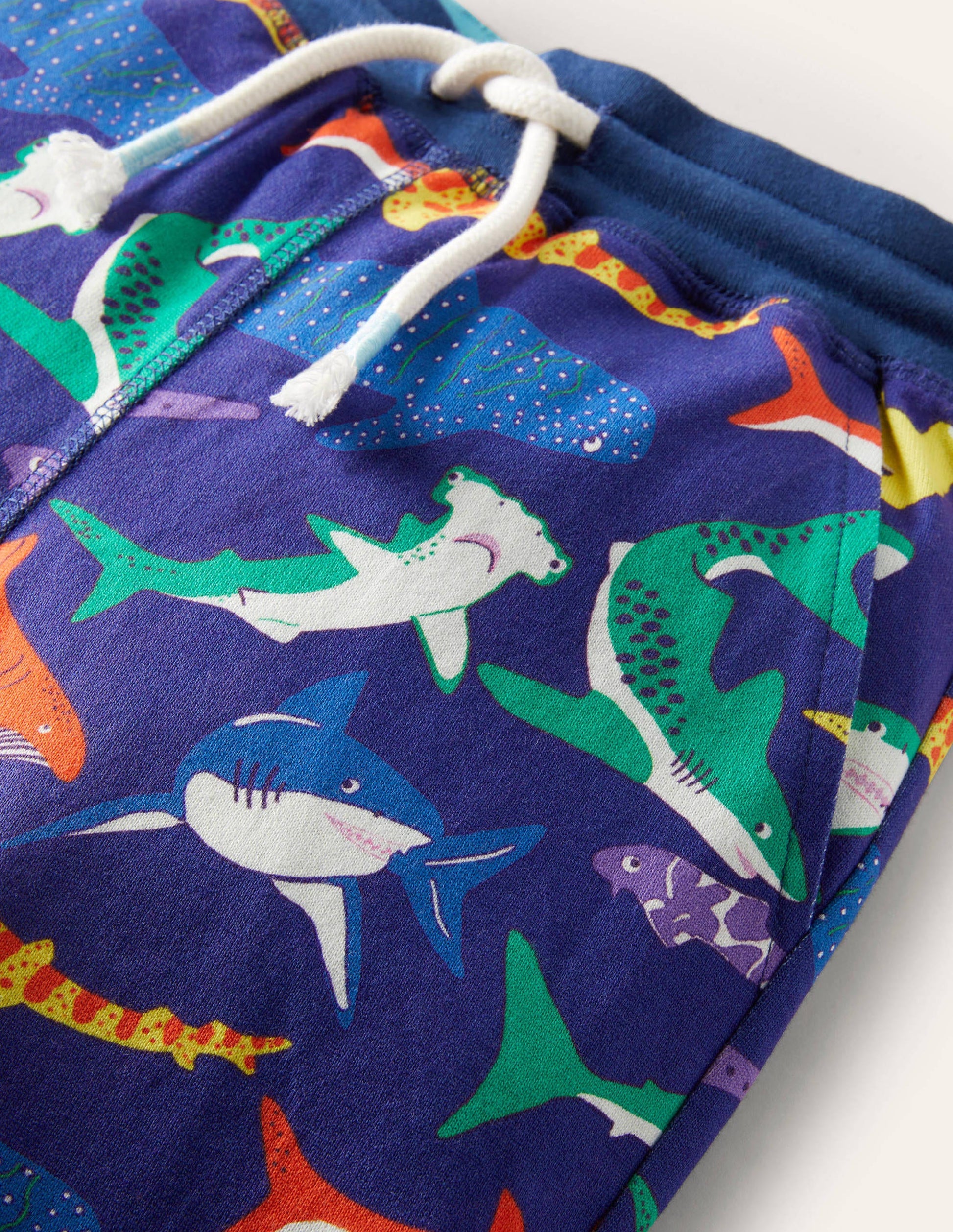 Baggy en jersey-Requins multi bleu tribord-3