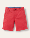 Short chino-Rouge tomate cerise