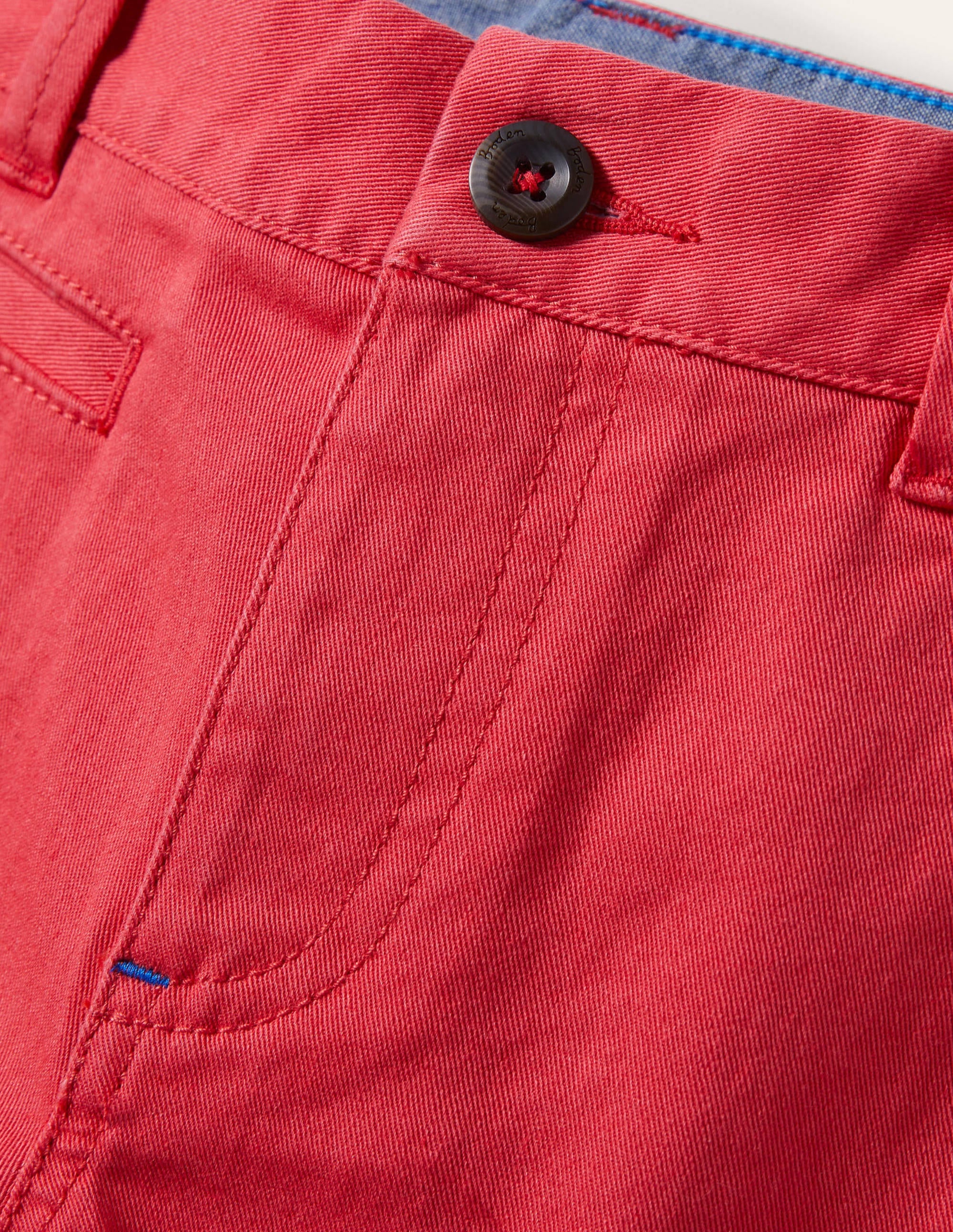 Short chino-Rouge tomate cerise - Image 3