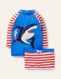 Surf Set-Strawberry Tart/Ivory Shark