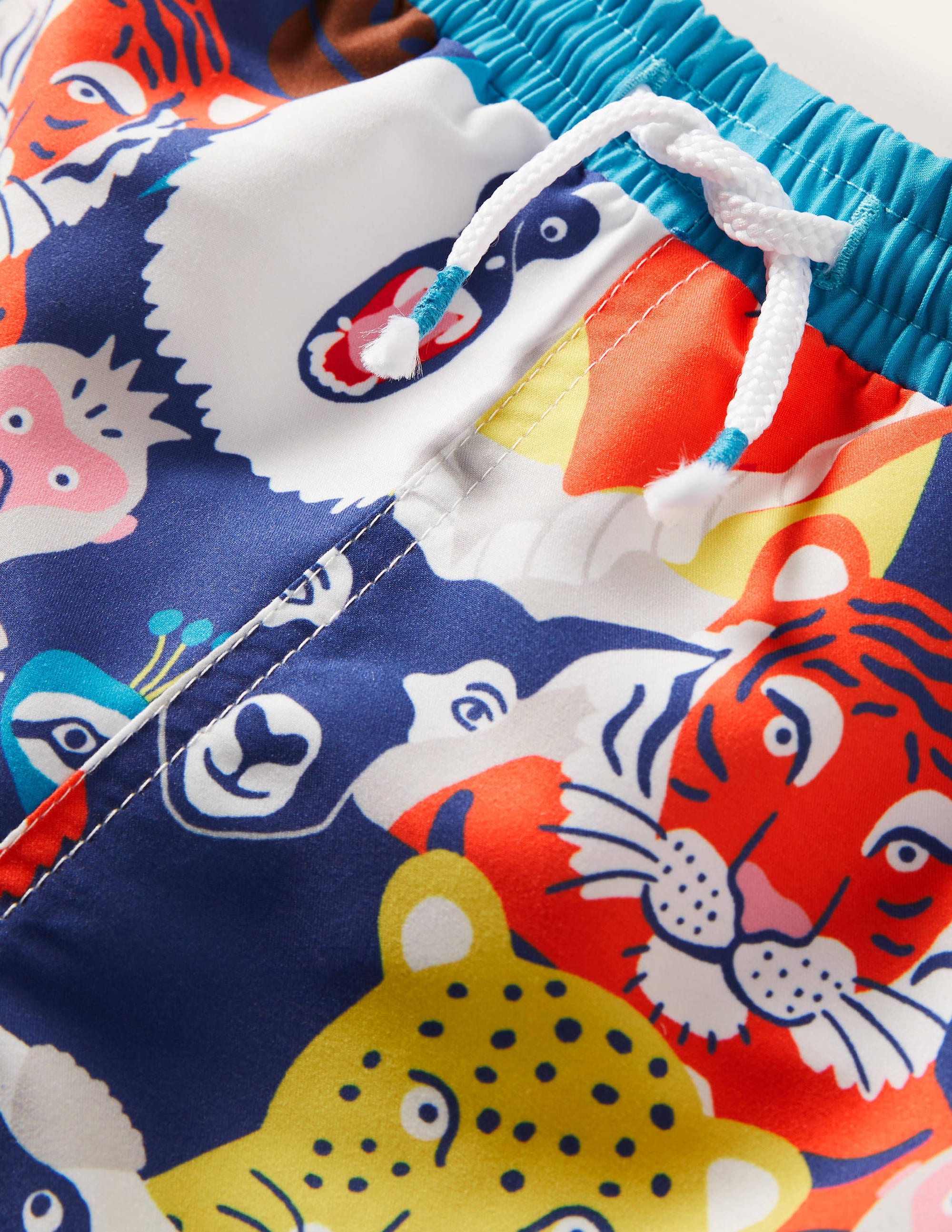 Short de bain imprimé-Motif Bonkers Jungle multi - Image 3