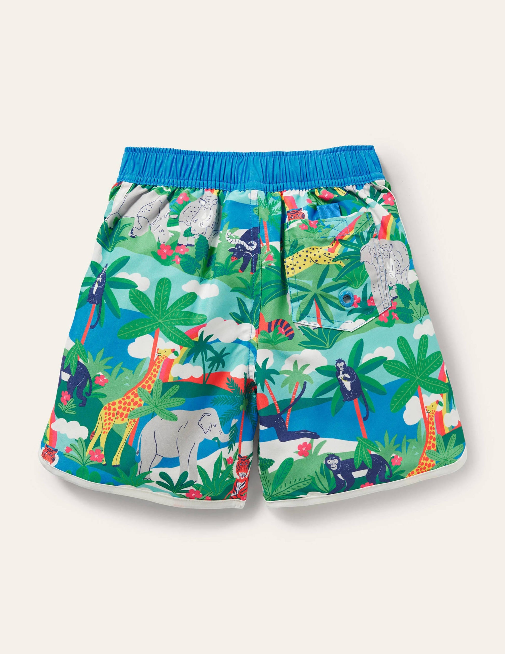 Short de surf-Scène jungle bain multi-2
