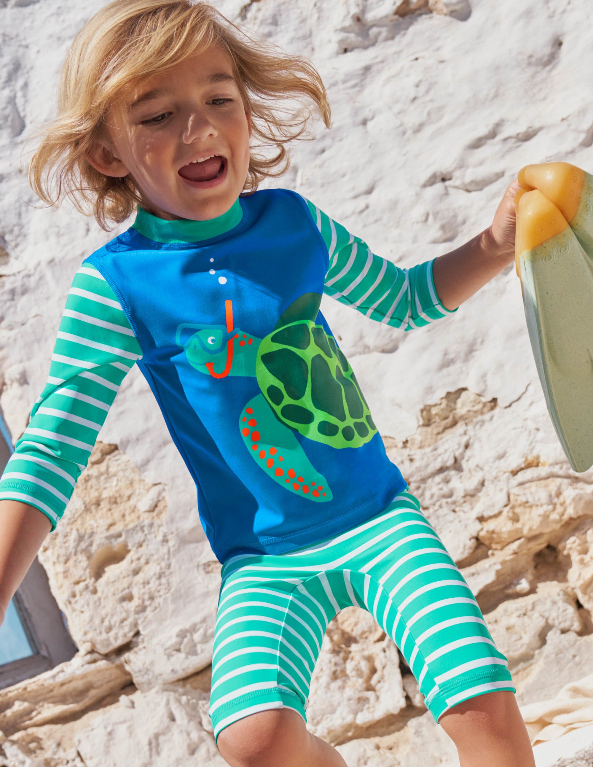 Ensemble de surf avec protection solaire-Tortues vert tropical - Image 4