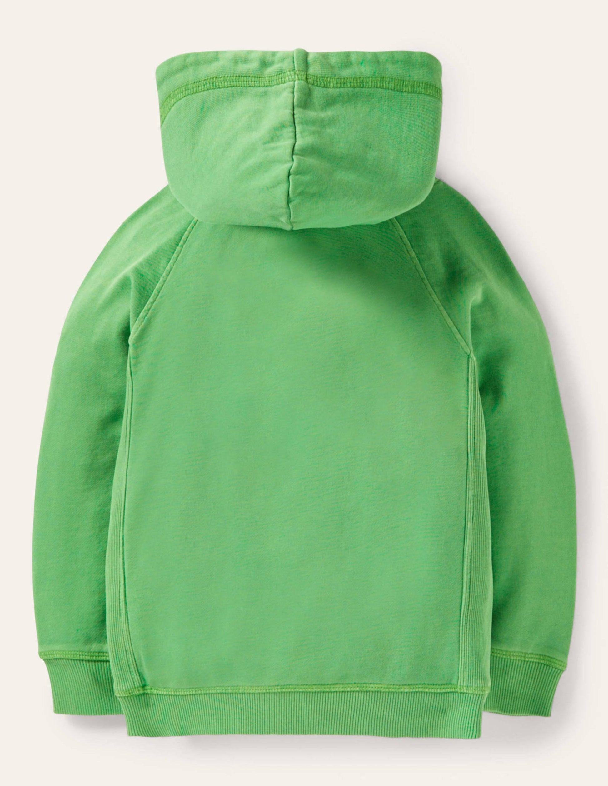 Stückgefärbter Hoodie-Leguangrün-2