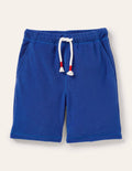 Frottee-Sweatshorts-Wellenblau, Regenbogen
