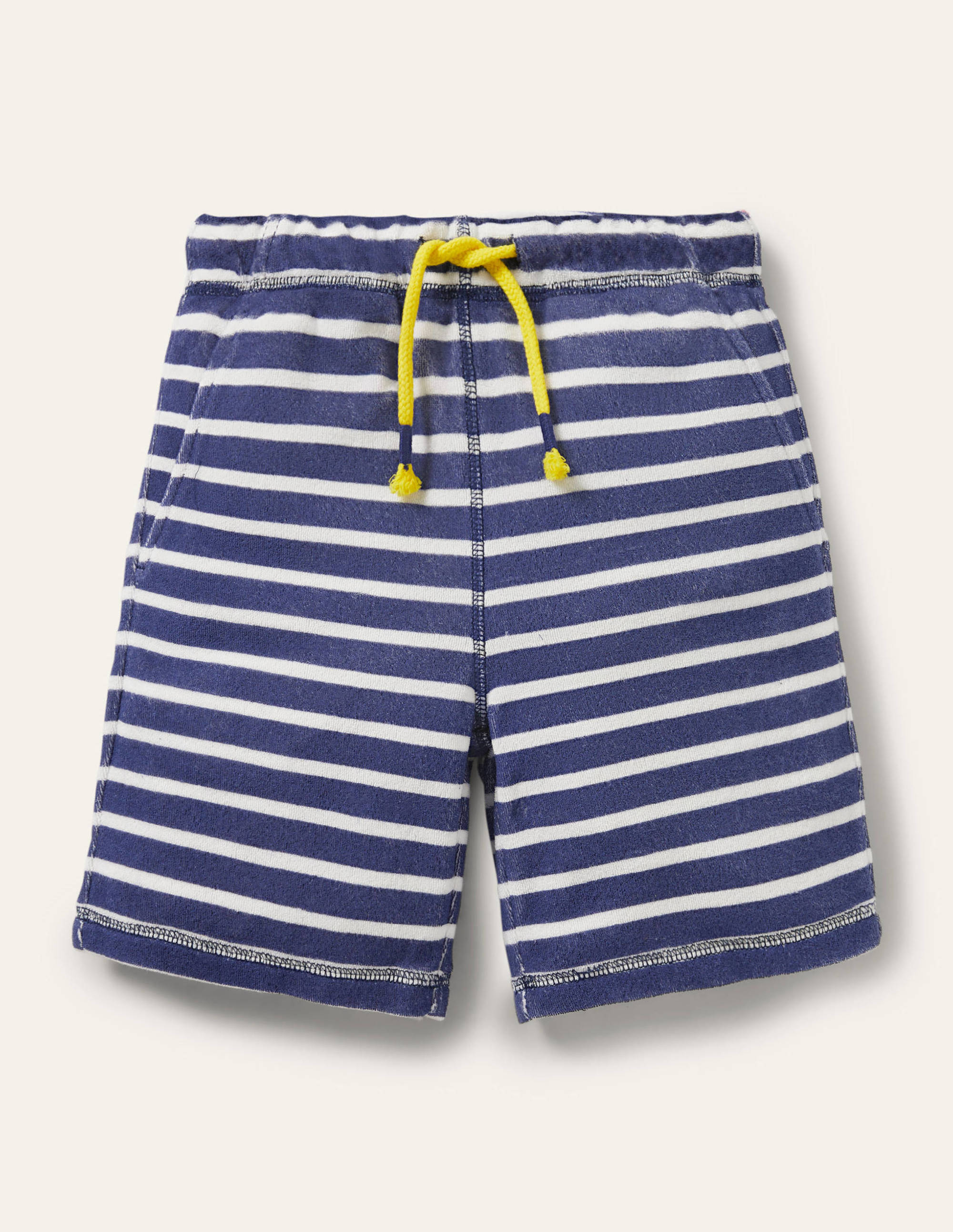 Short de survêtement en éponge-Bleu tribord/blanc - Image 1