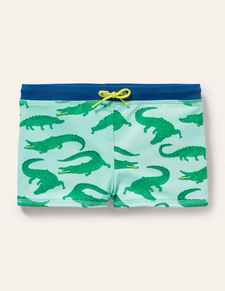 Swim Trunks-Neptune Blue/Crocodiles