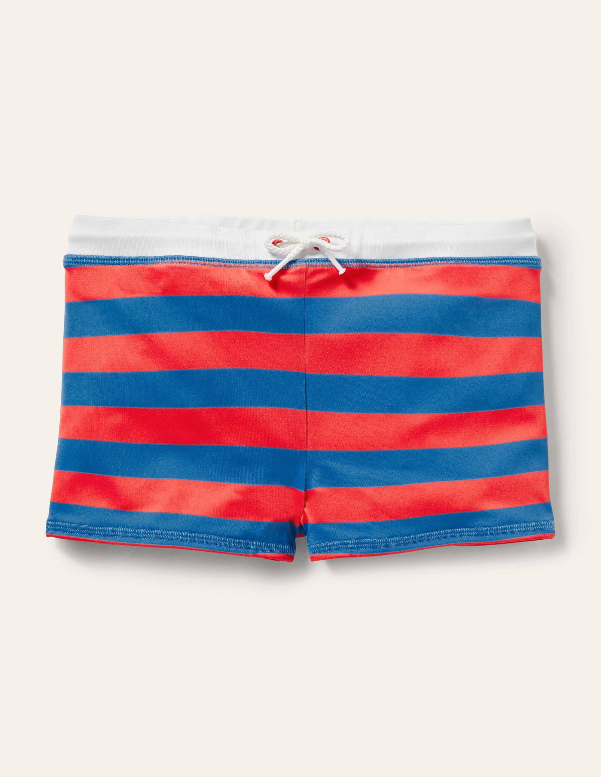 Short de bain-Rayé confiture/marin - Image 1