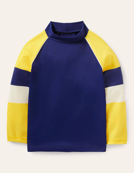 Rash Vest-College Navy/Yellow