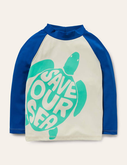 Rash Vest-Ivory Turtle World