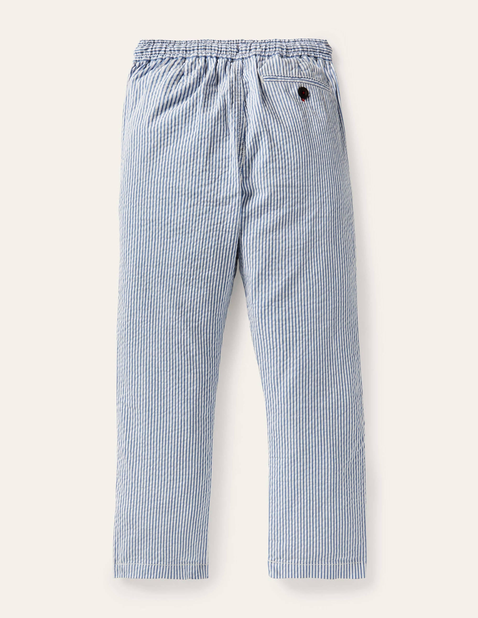 Leichte Hose zum Hineinschlüpfen-Strahlendes Marineblau, Feine Streifen - Image 2